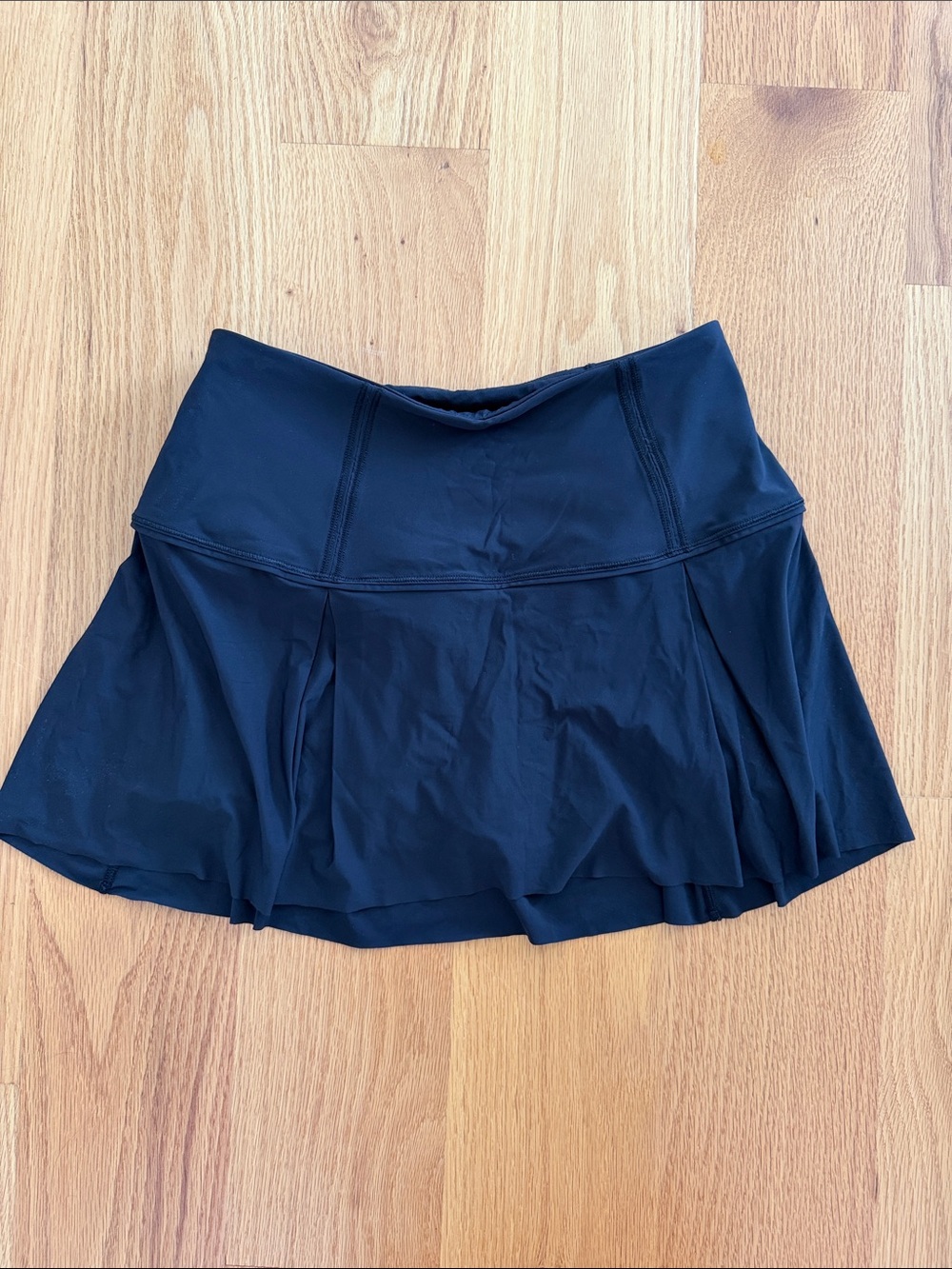 lululemon athletica Black Tennis Skirt with Built-In Shorts